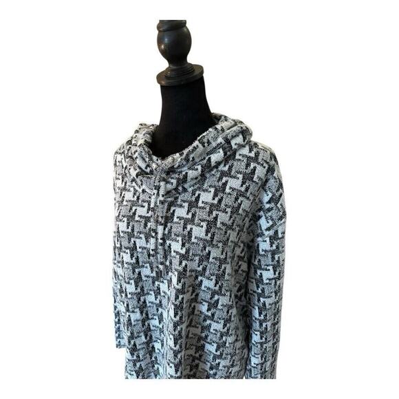 SKYES THE LIMIT Womens XL Geo Print Cowl Neck Sweater - Picture 3 of 8